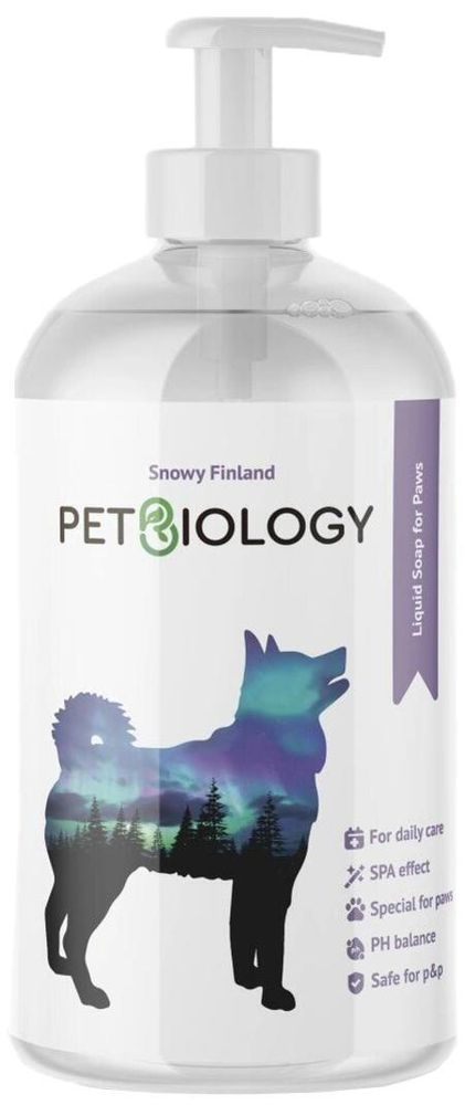 PetBiology Жидкое мыло для лап для собак, Финляндия, 300мл
