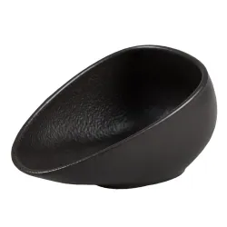Салатник 150 мл 14,5*9,4 см h7 см Side Up Smooth Black Raw Stellar P.L. Proff Cuisine [6]
