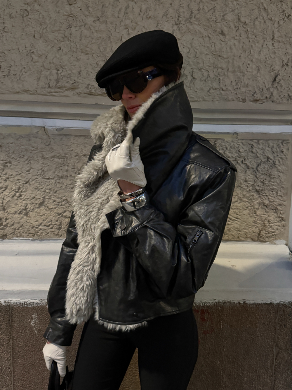 Дубленка с эко-мехом ELIAS