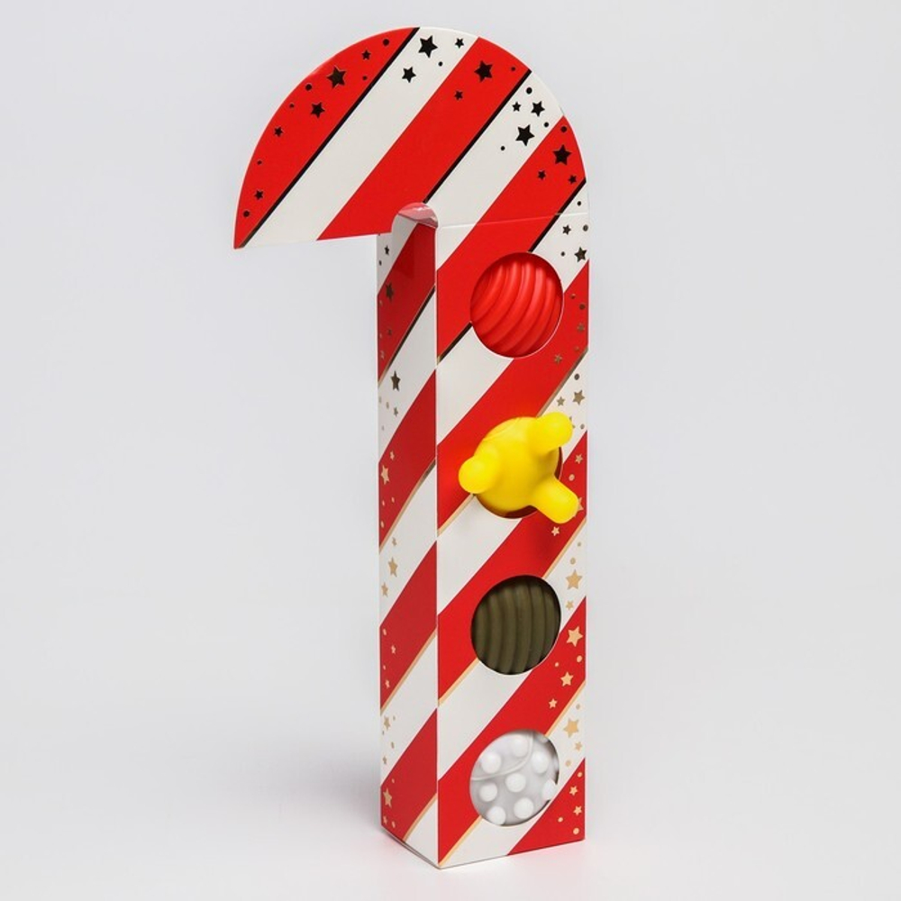 6941001 Подарочный набор развивающих мячиков «Леденец» 4 шт.