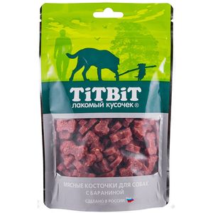 Лакомство TiTBiT Косточки мясные для собак с бараниной