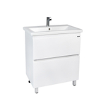 Тумба VIANT "Мальта" COMO 60 2 ящика белая 430х560х820