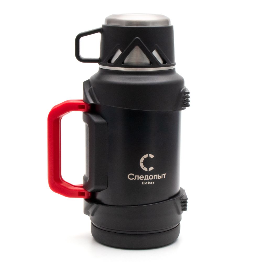 Термос &quot;СЛЕДОПЫТ-DAKAR&quot; со складными ручками, 1,5 л/12/