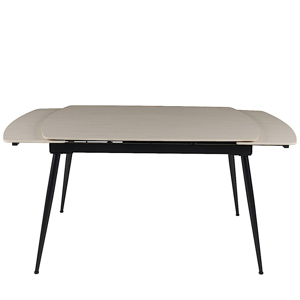 Стол керамический LA ALTA TEXAS SAND MATT 120, каркас черный