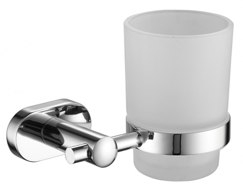 5105 Стакан стеклянный, настенный  (ХРОМ) ViEiR  (30/1шт)