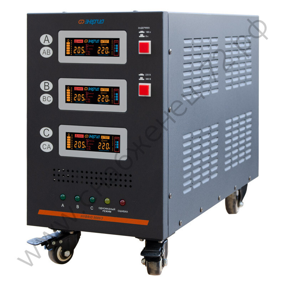 Стабилизаторы напряжения Энергия Hybrid II трехфазные