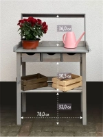 Стол садовый стеллаж для рассады цветов напольный