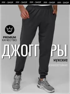 Брюки джоггеры спортивные на манжете