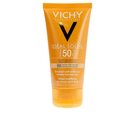 Средства для загара и защиты от солнца Солнцезащитное средство с цветом Vichy Idéal Soleil Натуральный Spf 50 50 ml