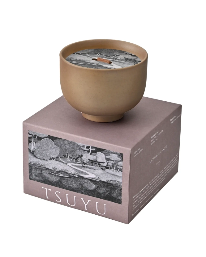 Fragranced candle TSUYU Tea garden