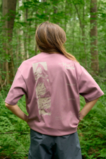 Футболка Nothomme Blue Retro Mountain Print Coolmax Pro T-Shirt "Gray Rose"