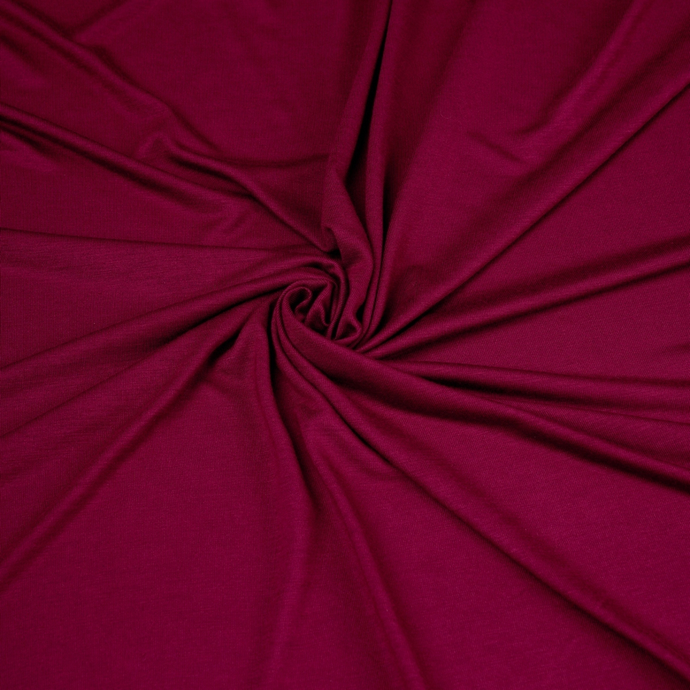 Кулирная гладь, 100% Вис(бамбук), 165 гр/м2, т.бордовый (1616)