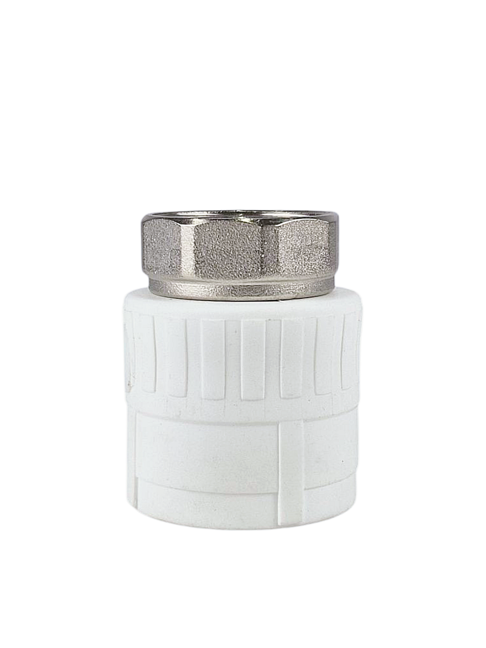 Муфта с накидной гайкой PPR 32х1 ,  белый, RTP