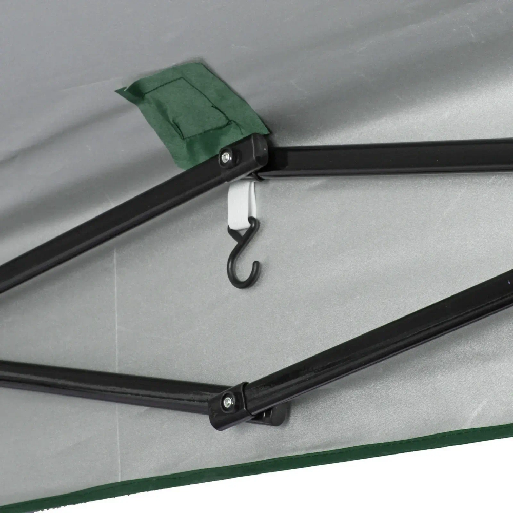 Тент-шатер «Практик» раздвижной в сумке 3*3*2,5м зеленый