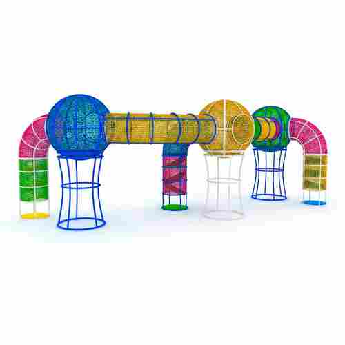 Верёвочные шары с переходом «Паучок» 11×3,8×4 м