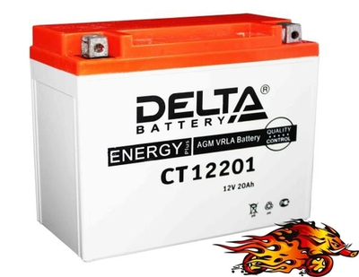 Аккумулятор для квадроцикла "Delta" CT 12201