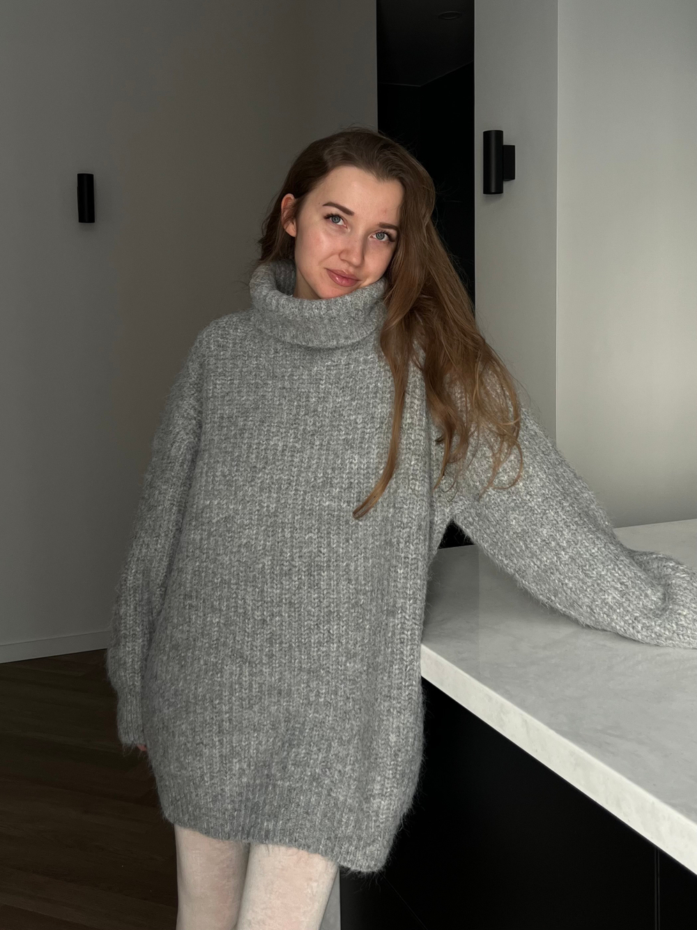 Свитер Альма серый