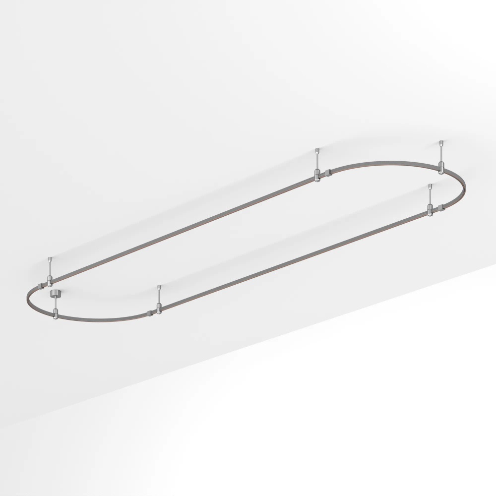 Основание ART-APRIORI-OVAL-ROD-200-4000x1000 (TN) (Arlight, IP20 Металл, 3 года) 054528