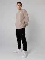 Свитшот бежевый с карманом и вышивкой Город Горький