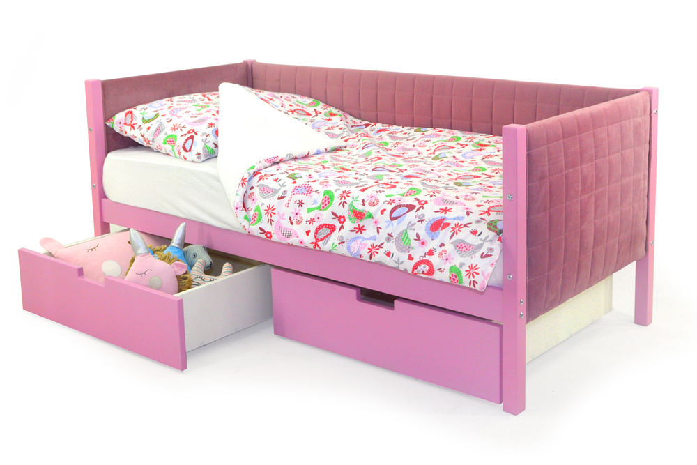 Детская кровать-тахта мягкая Бельмарко Svogen лаванда