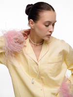 Сет "Summer Gentle" Yellow с жемчужиной