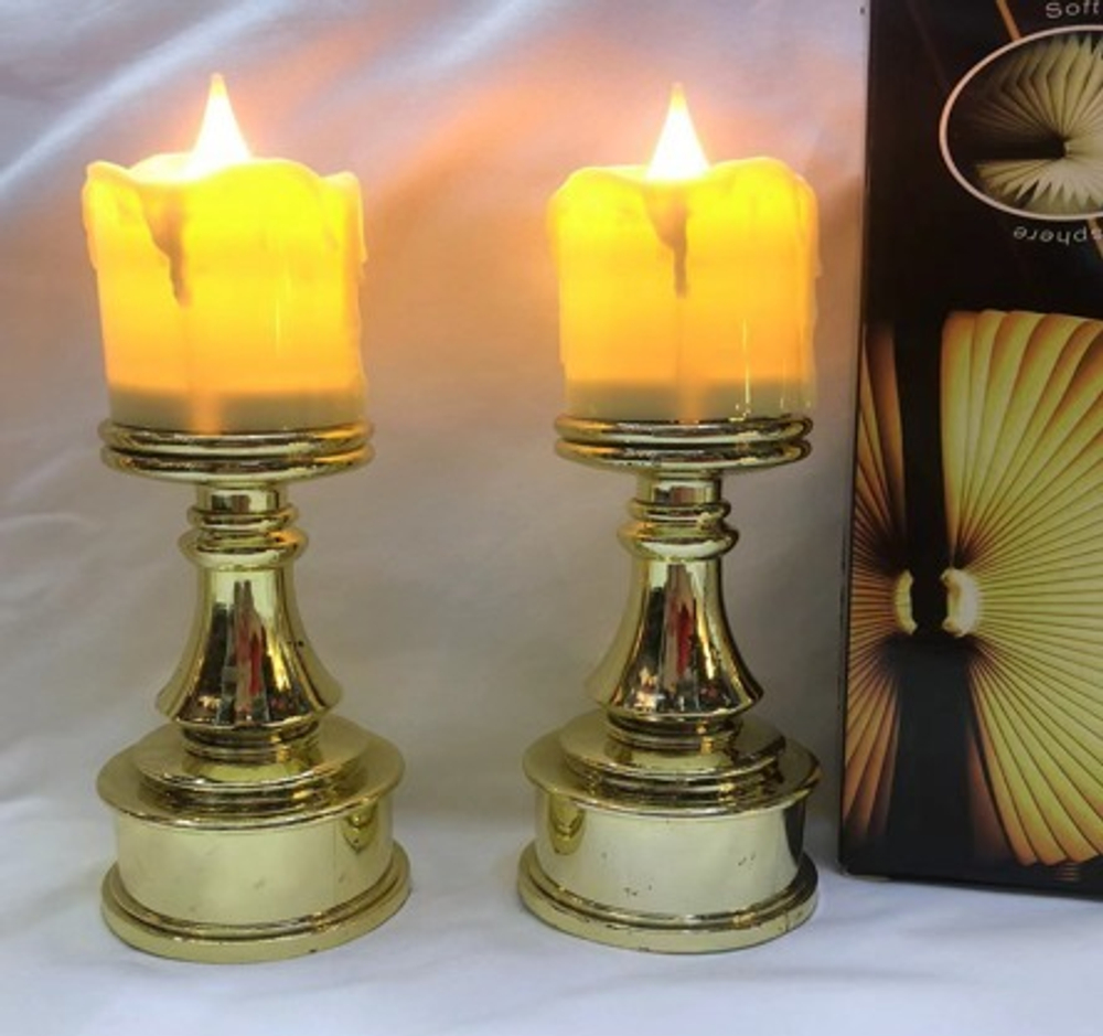 Сувенир с подсветкой «Свеча - Торжество» 5*20 см