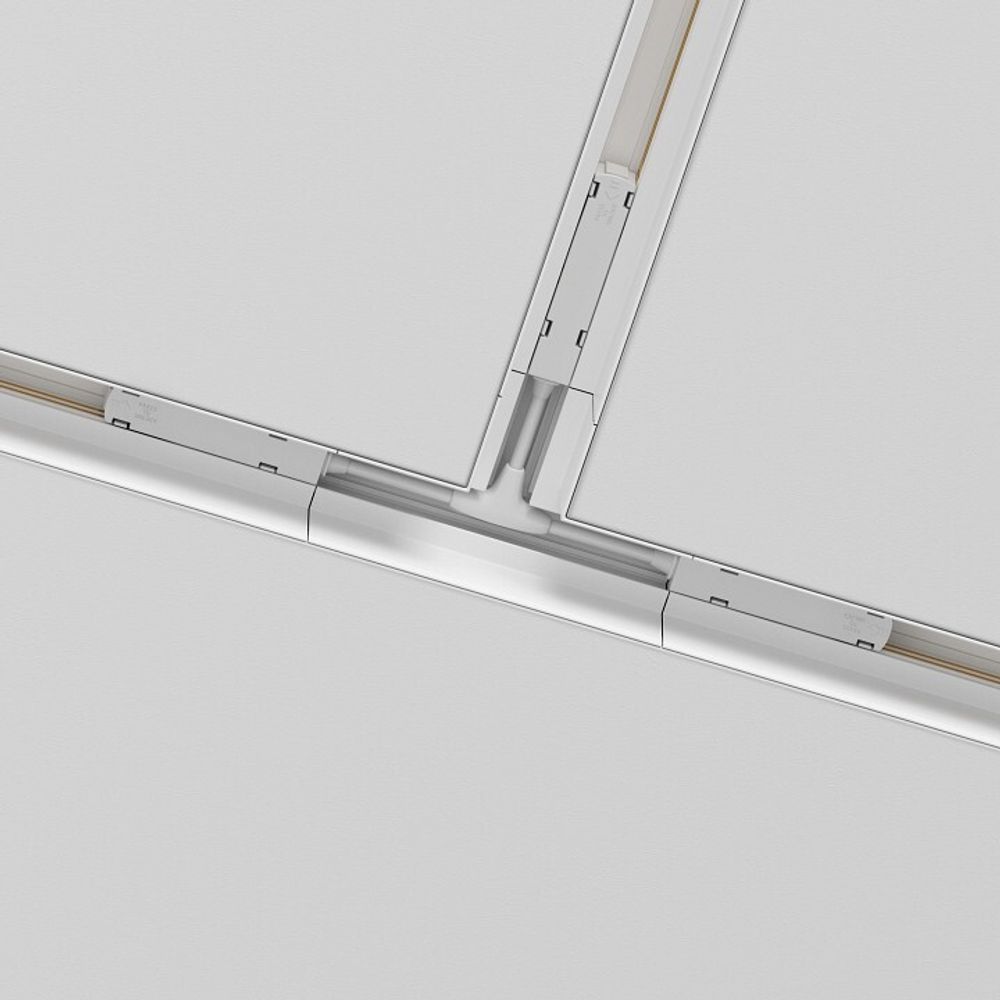 Соединитель T-образный для треков накладных Maytoni Accessories for tracks Gravity TRA010CT-42W