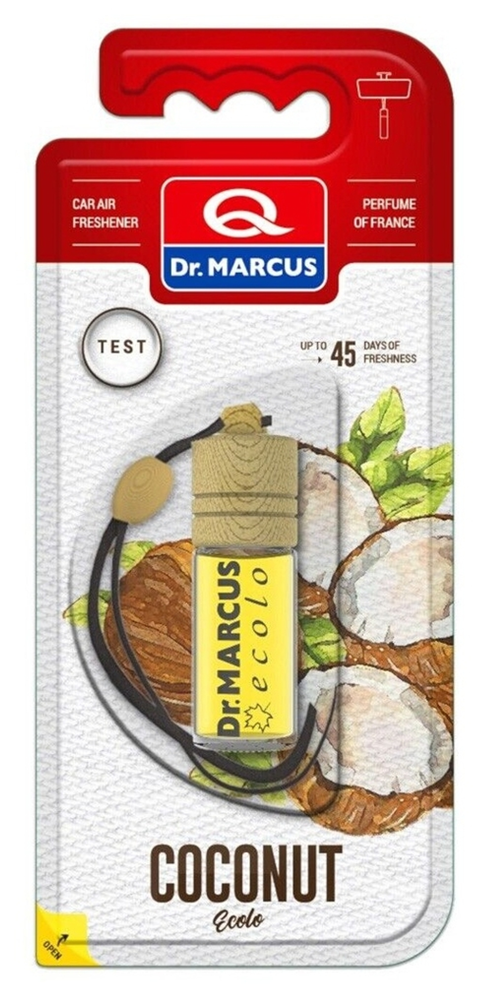 ОСВЕЖИТЕЛЬ ВОЗДУХА СТЕК.ПОДВ. ECOLO COCONUT 4.5ML