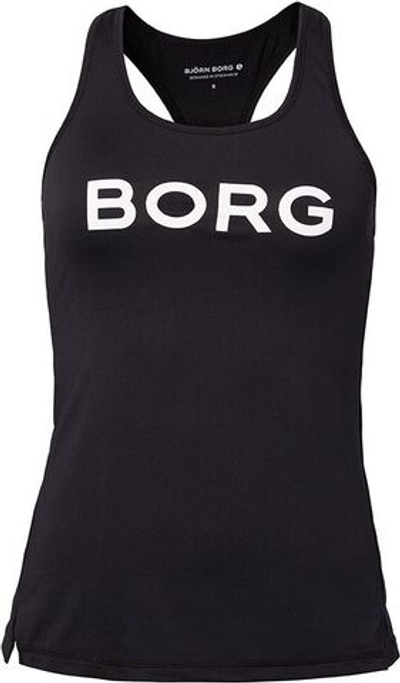 Женский топ теннисный Björn Borg Logo Tank - black