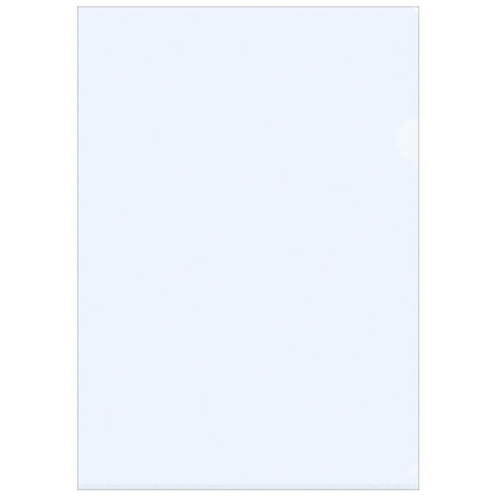 Папка-уголок А4 100мкм прозрачная бесцветная (спейс)