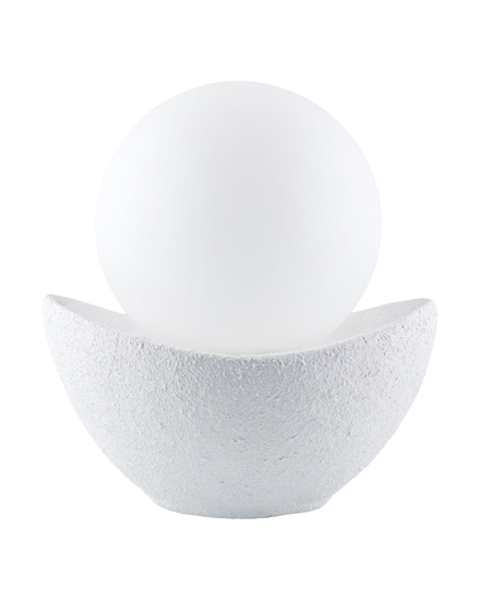 Белая настольная лампа “Мейперл”