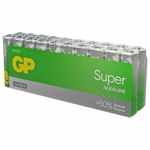 Батарейки GP Super, AA (LR6, 15А), алкалиновые, пальчиковые, КОМПЛЕКТ 20 шт., 15A-2CRVS20, GP 15A-2CRVS20