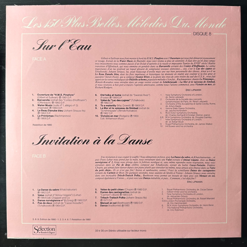 Сборник 150 самых красивых мелодий 7LP (Франция 1980г.)