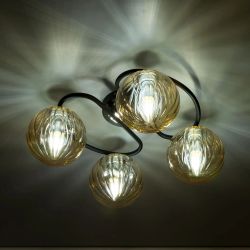 Citilux Эрни CL122145 Люстра потолочная Чёрная