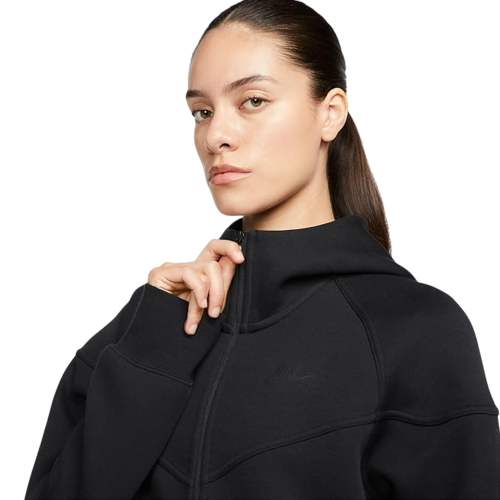 Женская Зип Худи Nike Tech Fleece 2023 Black