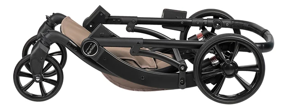 Коляска трансформер Farfello Aimile Adventurer экокожа какао