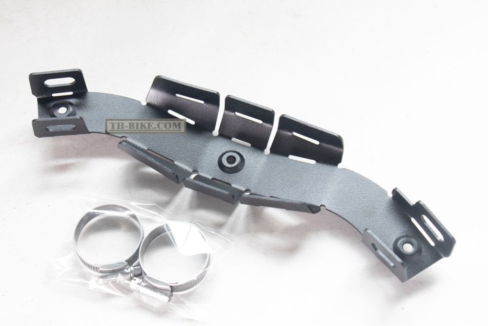 Exhaust Heat Shield  MANIFOLD GUARD MOTO-X for Megabomb pipes Honda CRF250-300l-M-Rally, KLX230 Kawasaki.