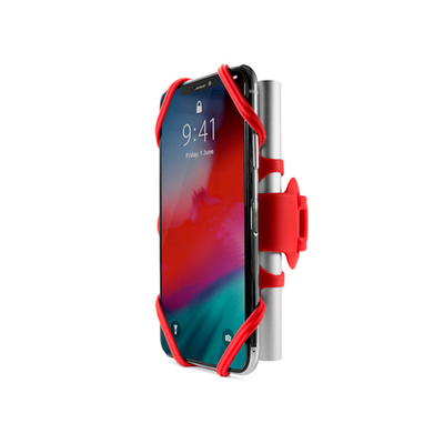 Держатель для смартфона силикон. НА ВЫНОС универс. 4.0'-6.5' BIKE TIE PRO PACK красн. BONE