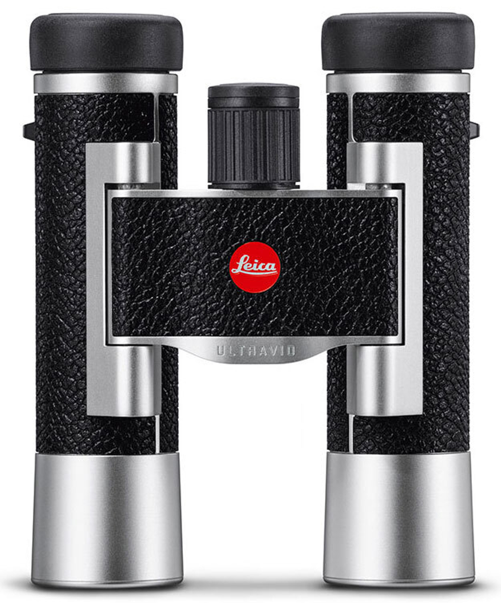 Бинокль Leica Ultravid 10x25, кожа, серебристый