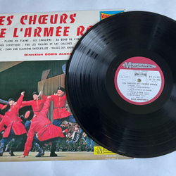 Винтажная виниловая пластинка LP The Soviet Army Ensemble, Conducted By Boris Alexandrov (Франция 1974) Краснознаменный Ансамбль Песни и Пляски Им Александрова