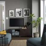 Дверца - HEDEVIKEN IKEA/ ХЕДЕВИКЕН ИКЕА,  60x38 см, черный