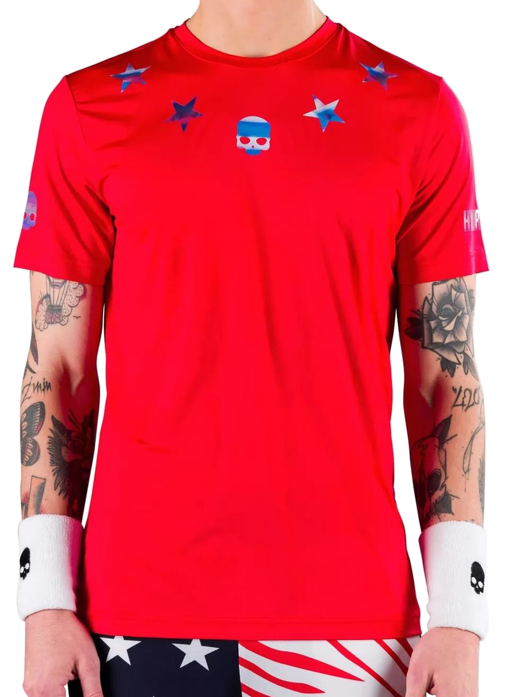 Теннисная футболка Hydrogen Star Tech Tee Man - Red