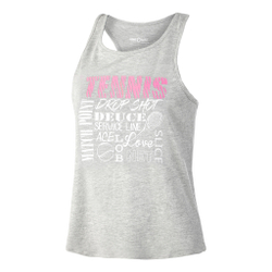 Женская теннисная майка Tennis-Point Tennis World Tank Top Women - Grey, Multicoloured