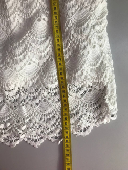 Платье льняное кружевное, визуально 40/42 размер