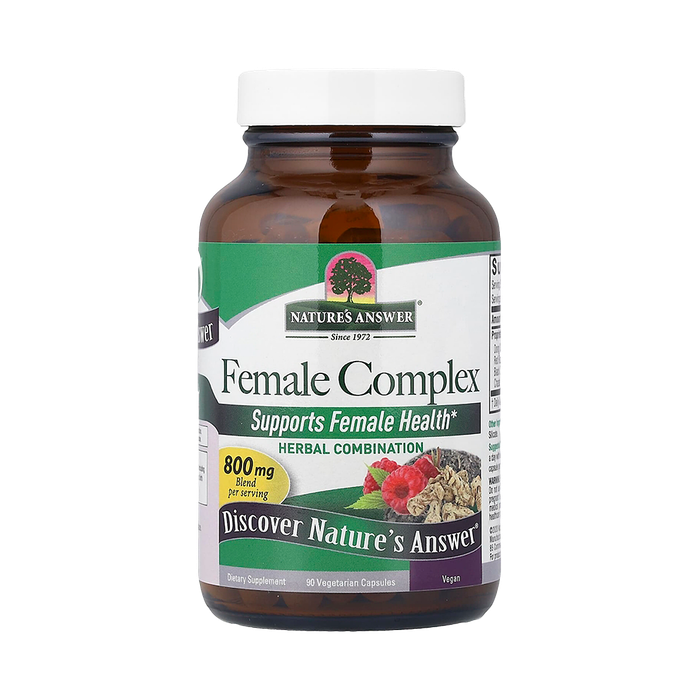 Комплекс для женщин, Female Complex, Nature's Answer, 90 вегетарианских капсул