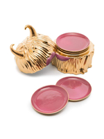 Шкатулка с блюдцами Haas Lynda Gold Pink