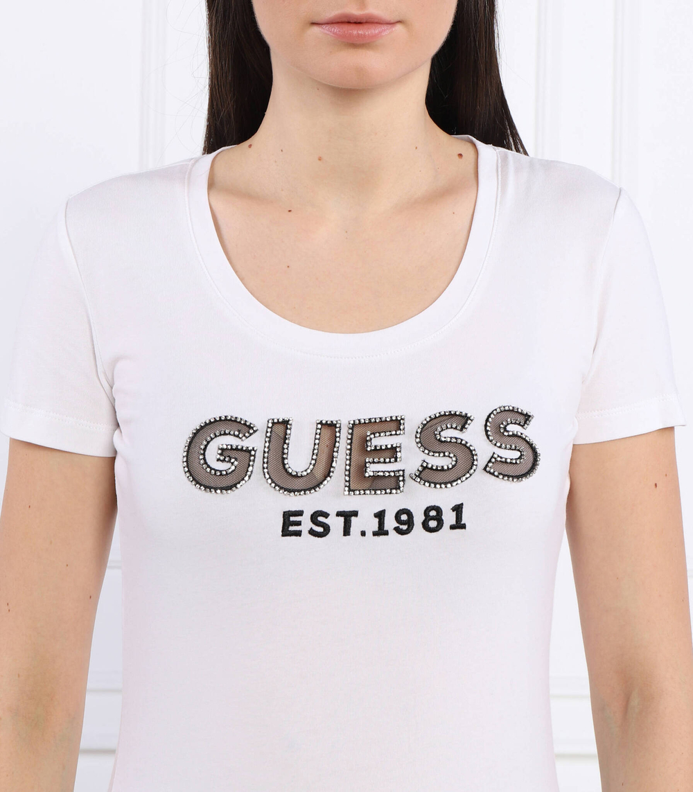 футболка GUESS - белый(W3GI35 J1300)