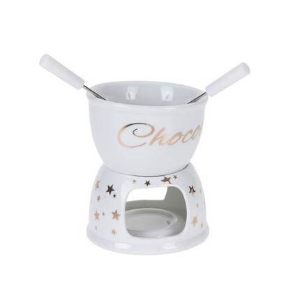 Набор для шоколадного фондю фарфор