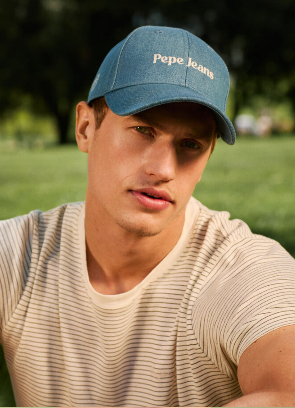 Кепка с вышитым логотипом Pepe Jeans