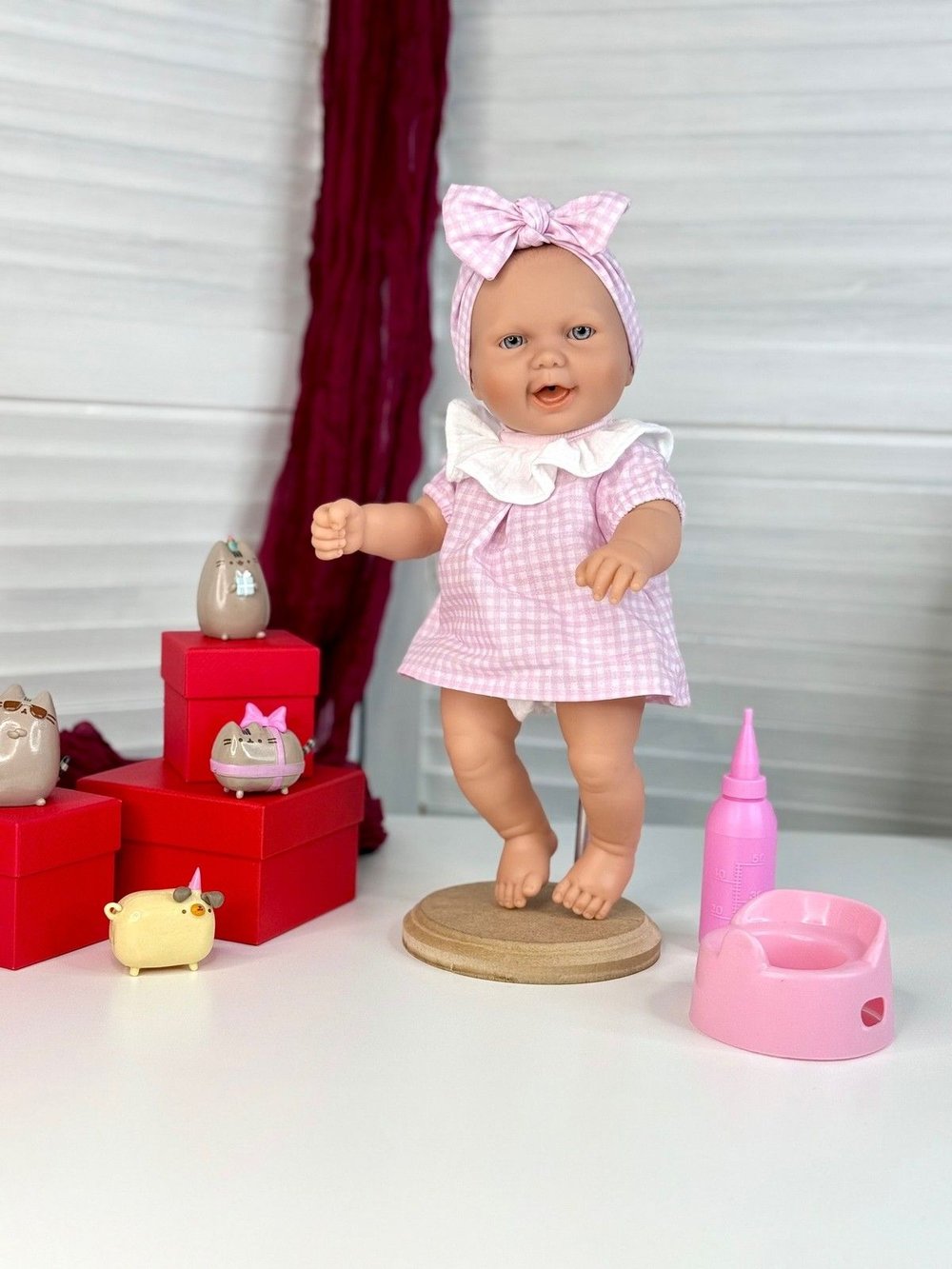 Пупс BERJUAN виниловый 30см Baby Pipi (514)